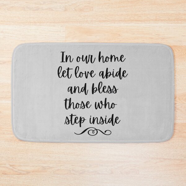 Item preview, In our home let love abide and bless those who step inside - Portrait by Boo-da-chay designed and sold by Boo-da-chay.