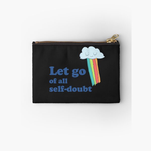 Item preview, Let go of all self-doubt and happy rainbow cloud designed and sold by Chubuter.