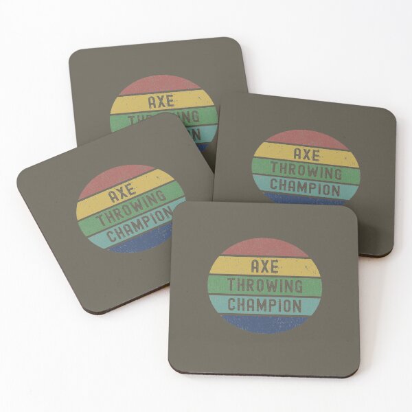 Item preview, Axe Throwing Champion - Cool Distressed Vintage Sunset Novelty Graphic designed and sold by Dorkification.