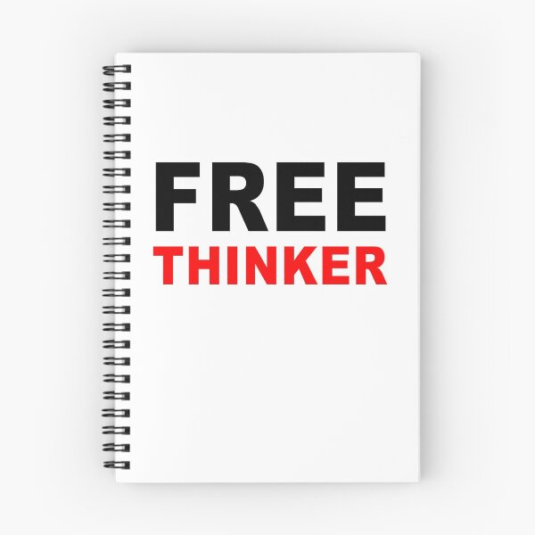 Item preview, Free thinker, Think For yourself Red and Black designed and sold by ArtOfRebellion.