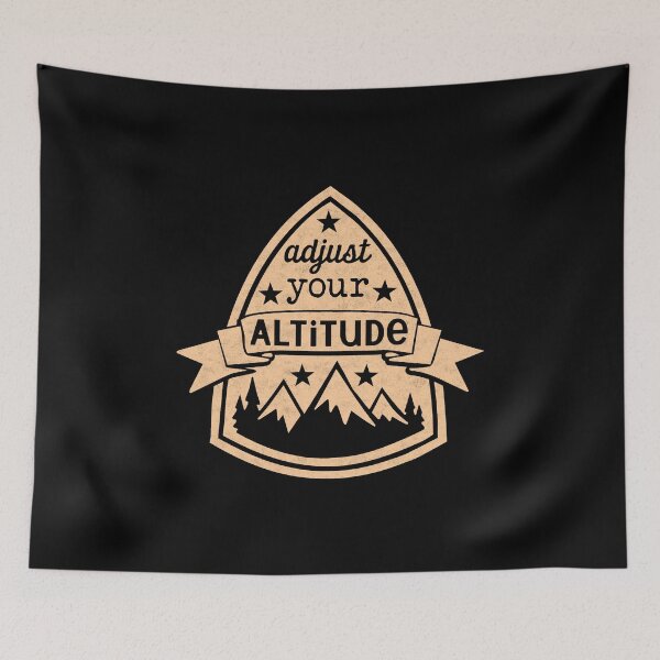 Item preview, Adjust Your Altitude Outdoor Saying Mountain Climber Rock Climbing Hiking Gift designed and sold by Style4You24.