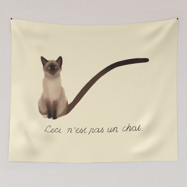 Aperçu de l'œuvre Ce n'est pas un chat. créée et vendue par NakakiArt.