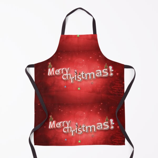 Item preview, decorated merry christmas written on red background designed and sold by 42youbest.