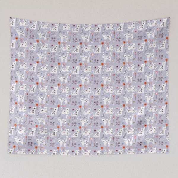 Item preview, Cute cats pattern, cat lover design designed and sold by Virgos Gallery.