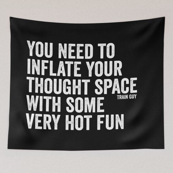 Item preview, Train Guy - inflate your thought space designed and sold by Craftaholic.