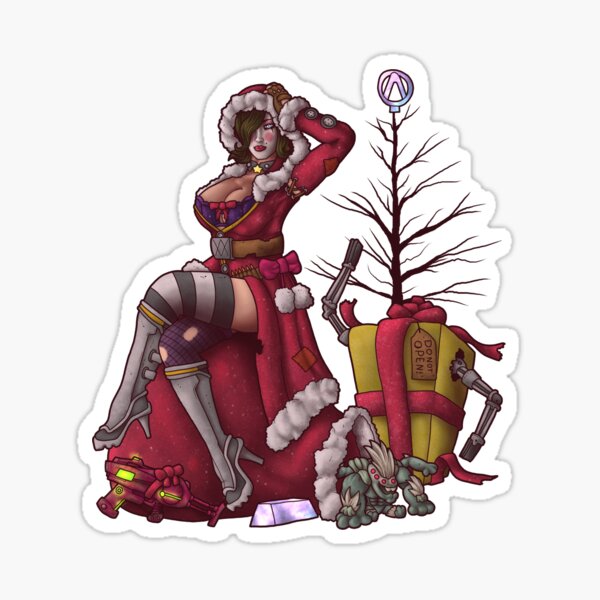 Vista previa del artículo con la obra «Especial de Navidad de Mad Moxxi», diseñado y vendido por ianablakeman.