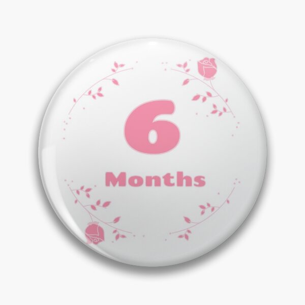 Item preview, Floral baby monthly milestone 6 months designed and sold by sully-boutique.