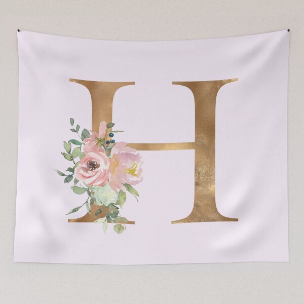 Item preview, Letter H Monogram designed and sold by WisdomInspired.