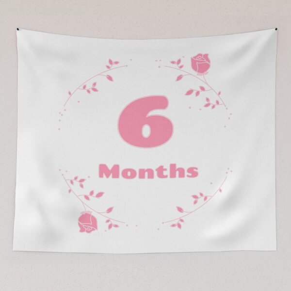 Item preview, Floral baby monthly milestone 6 months designed and sold by sully-boutique.