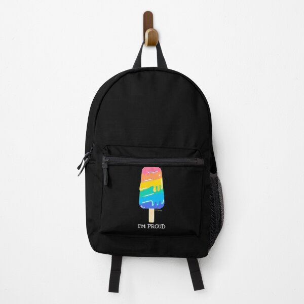 Item preview, 'I’m proud' rainbow ice cream designed and sold by RikkyTeesPride.