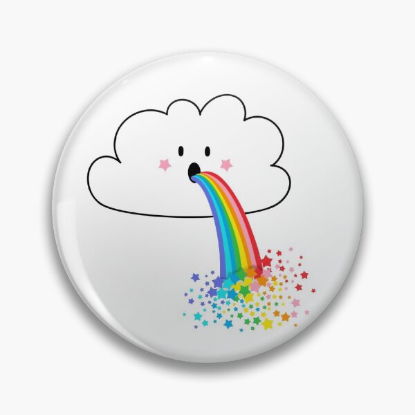 Item preview, Pukin’ Rainbows designed and sold by BlackbirdCC.