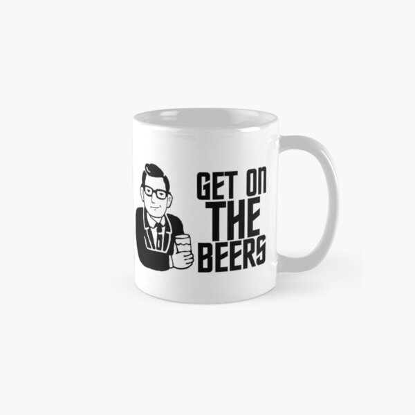 Get On The Beers Dan Andrews Black Classic Mug