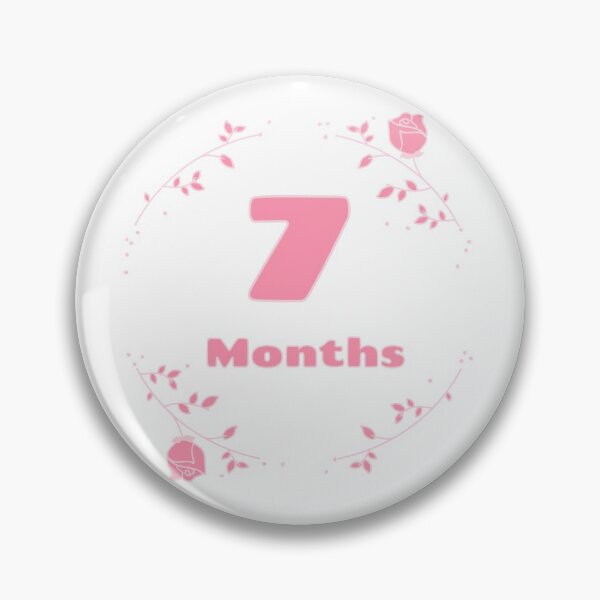 Item preview, Floral baby monthly milestone 7 months designed and sold by sully-boutique.