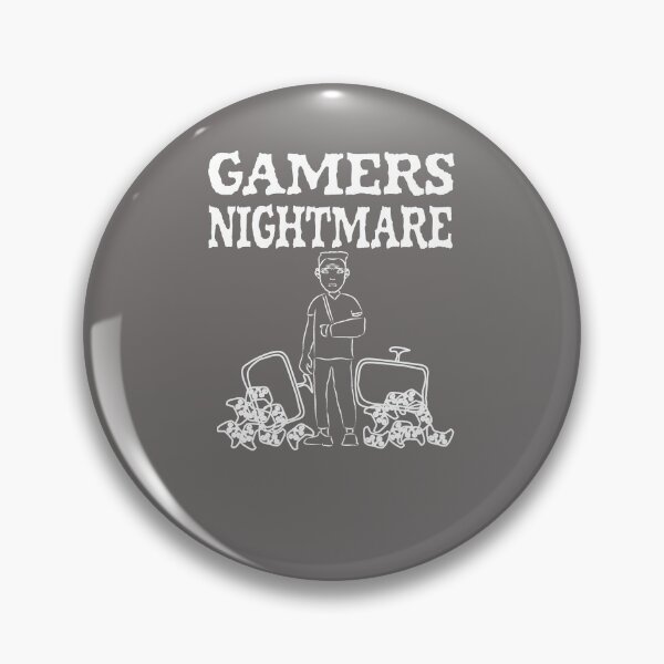 Item preview, Gamers Nightmare Funny Gamer Design designed and sold by FalkDania.