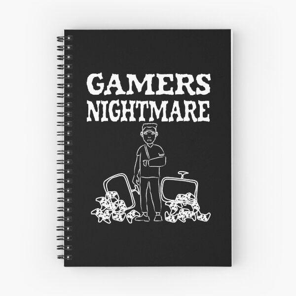 Item preview, Gamers Nightmare Funny Gamer Design designed and sold by FalkDania.