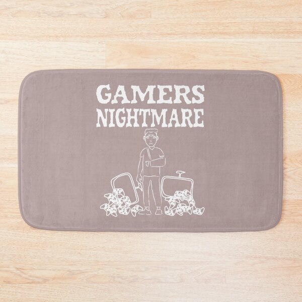 Item preview, Gamers Nightmare Funny Gamer Design designed and sold by FalkDania.