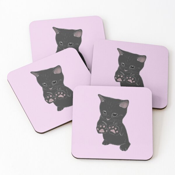 Item preview, Black Cat Showing Paws designed and sold by scorpiolane.