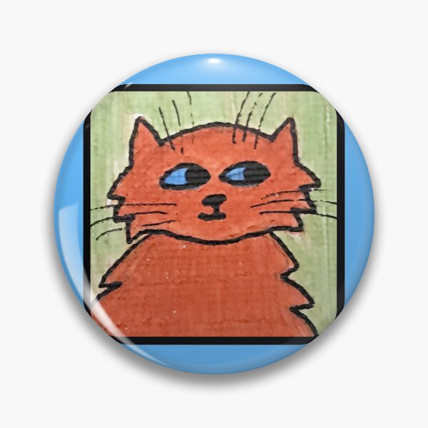 Item preview, Whimsical Cat Portrait #11 designed and sold by ErinBrieArt.