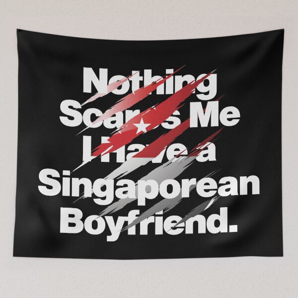 Artikelvorschau, Nichts macht mir Angst Ich habe einen singapurischen Freund Singapur entworfen und verkauft von elhefe.