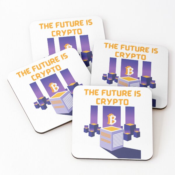 Item preview, The Future Is Crypto-White Background  designed and sold by Trendi61.