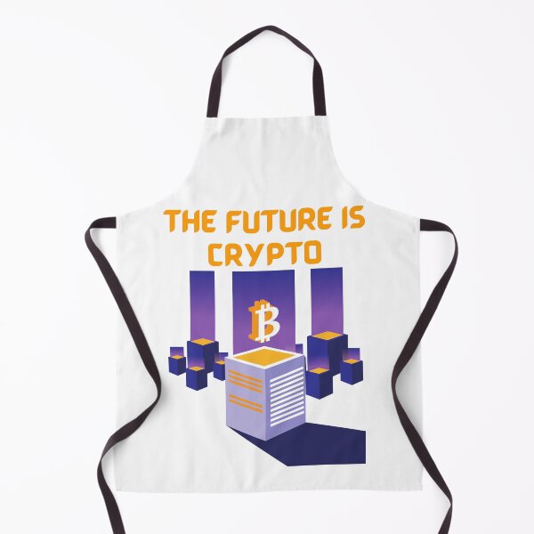 Item preview, The Future Is Crypto-White Background designed and sold by Trendi61.