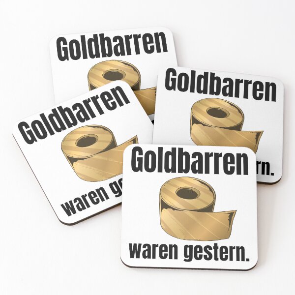 Item preview, Gold toilet paper pandemic coronavirus virus saying gift designed and sold by carlos-ideas.