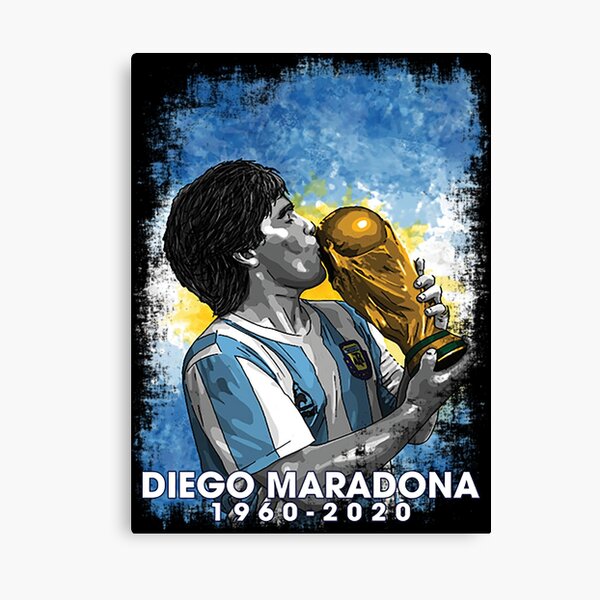 Retro Vintage Diego Maradona 1960-2020 Lienzo