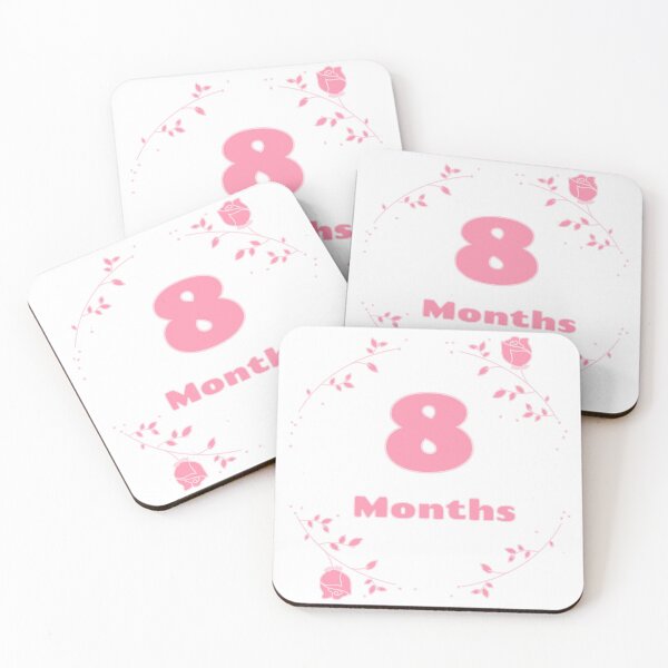 Item preview, Floral baby monthly milestone 8 months designed and sold by sully-boutique.