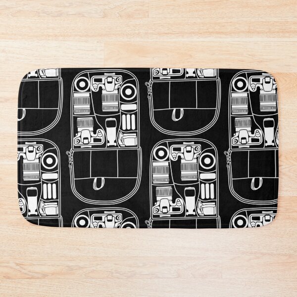Item preview, Photo camera bag with camera gear top view. Vector illustration designed and sold by Familyshmot.