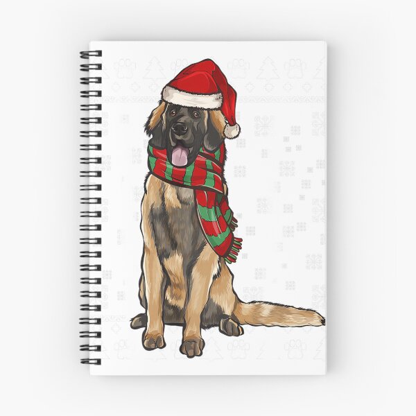 Item preview, Leonberger Dog Santa Hat Xmas Ugly Christmas designed and sold by Alex Cuttell.