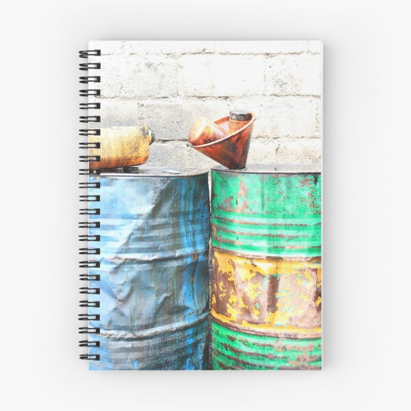 Item preview, Oil Drums at a Garage designed and sold by rhamm.