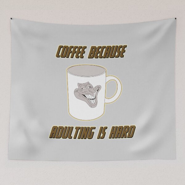 Item preview, Coffee Because Adulting Is Hard designed and sold by aventi24.