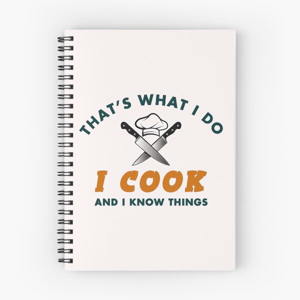 Item preview, That's What I Do, I Cook and I Know Things - Funny Chef Equipments and Text Humor designed and sold by leo121687.
