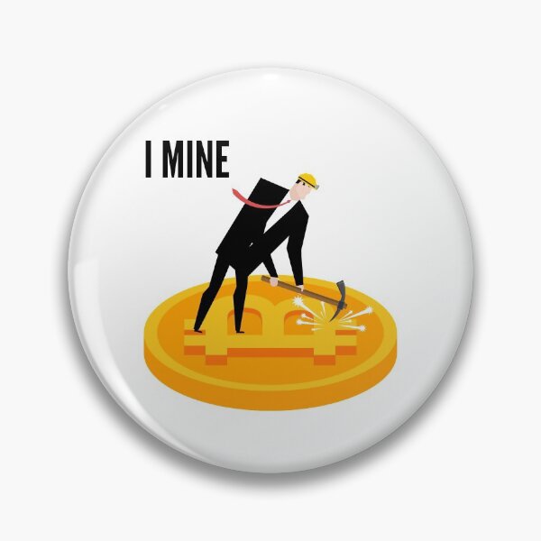 Item preview, I Mine Bitcoin designed and sold by AeroAstro.