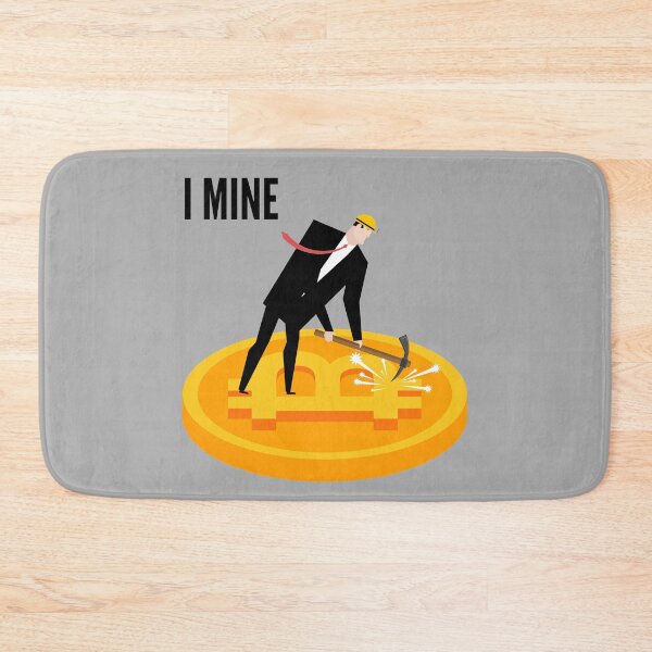 Item preview, I Mine Bitcoin designed and sold by AeroAstro.