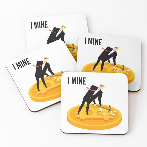 Item preview, I Mine Bitcoin designed and sold by AeroAstro.