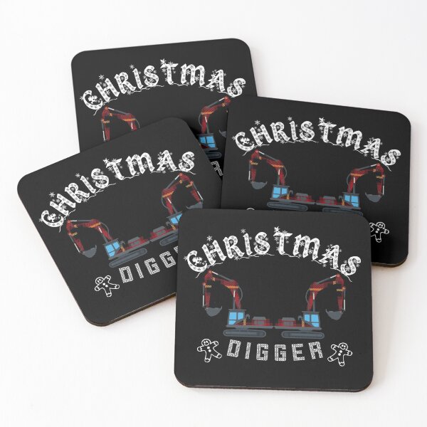 Item preview, Copy of Christmas Digger - excavator driver gift for Christmas designed and sold by emm-j.