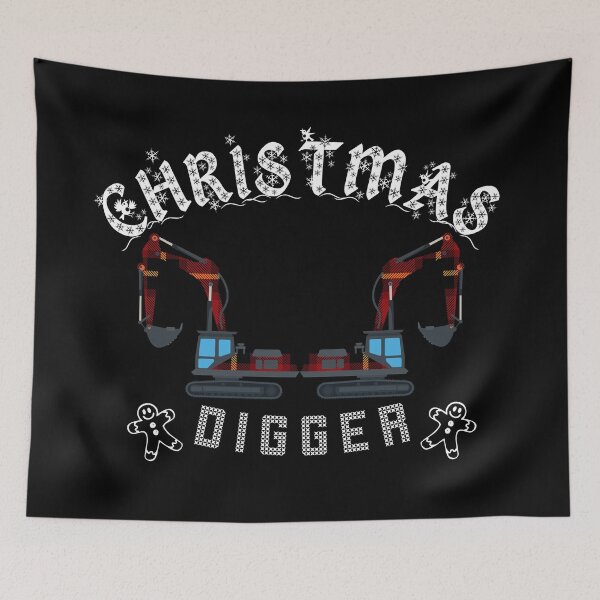 Item preview, Copy of Christmas Digger - excavator driver gift for Christmas designed and sold by emm-j.