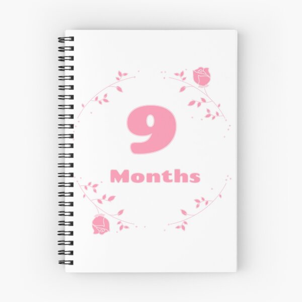 Item preview, Floral baby monthly milestone 9 months designed and sold by sully-boutique.
