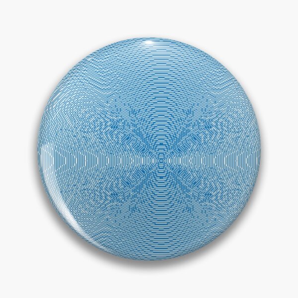 Blue Pattern Pin