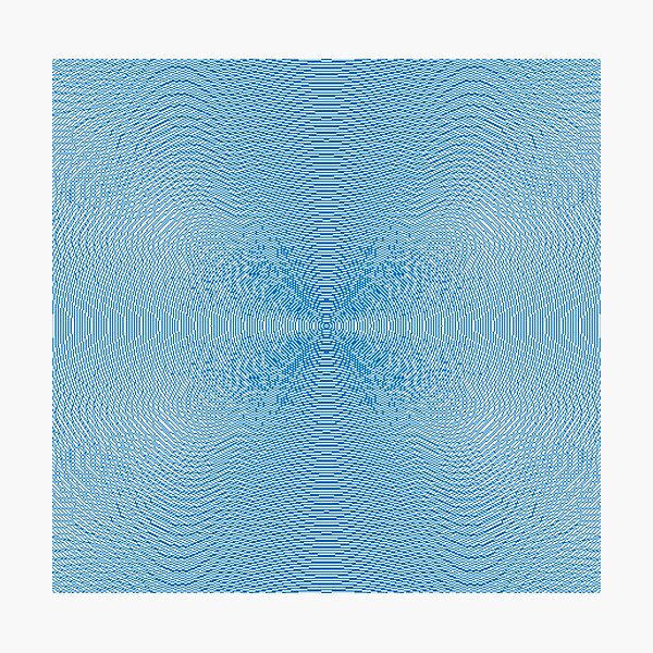 Blue Pattern Photographic Print