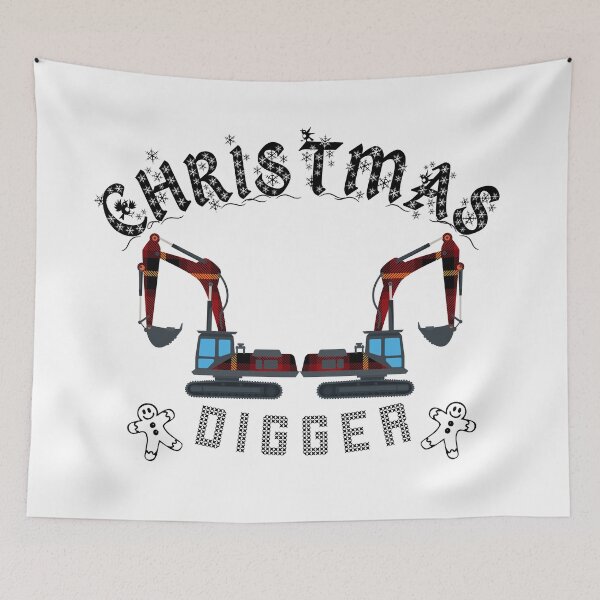 Item preview, Copy of copy from Christmas Digger - excavator driver gift for Christmas designed and sold by emm-j.