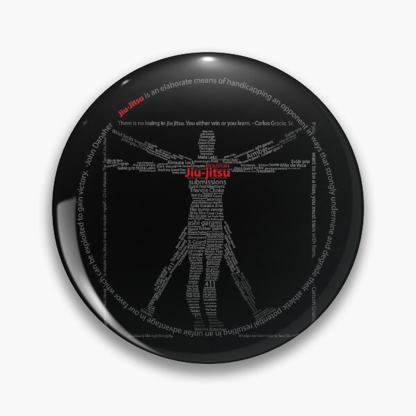 Item preview, the Jiu-jitsu Vitruvian man designed and sold by Christopher Cortez.
