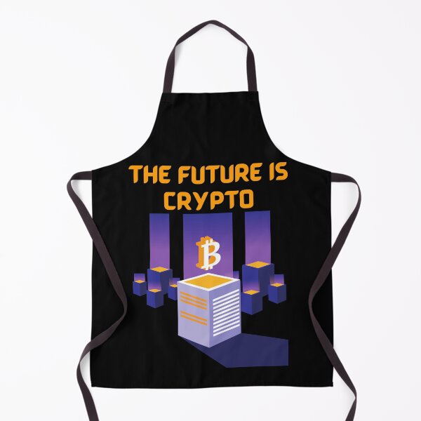 Item preview, The Future Is Crypto-Black Background designed and sold by Trendi61.