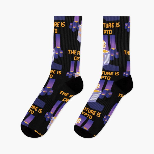 Item preview, The Future Is Crypto-Black Background  designed and sold by Trendi61.