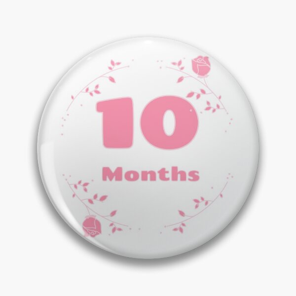 Item preview, Floral baby monthly milestone 10 months designed and sold by sully-boutique.