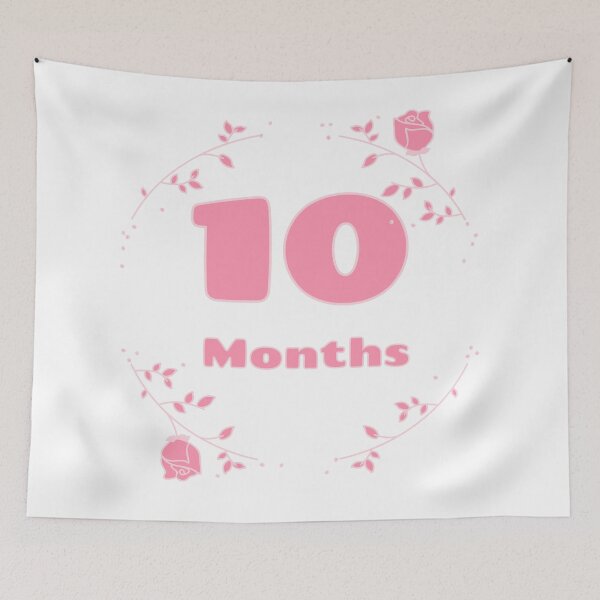 Item preview, Floral baby monthly milestone 10 months designed and sold by sully-boutique.