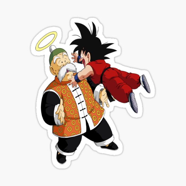 Son Goku and his adopted grandfather Son Gohan