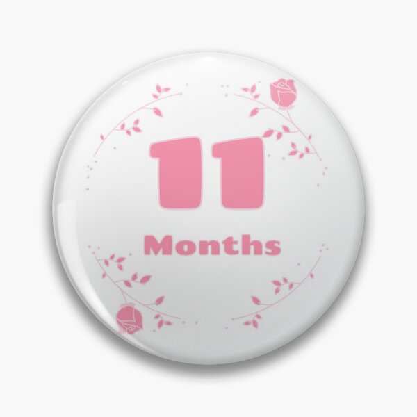 Item preview, Floral baby monthly milestone 11 months designed and sold by sully-boutique.