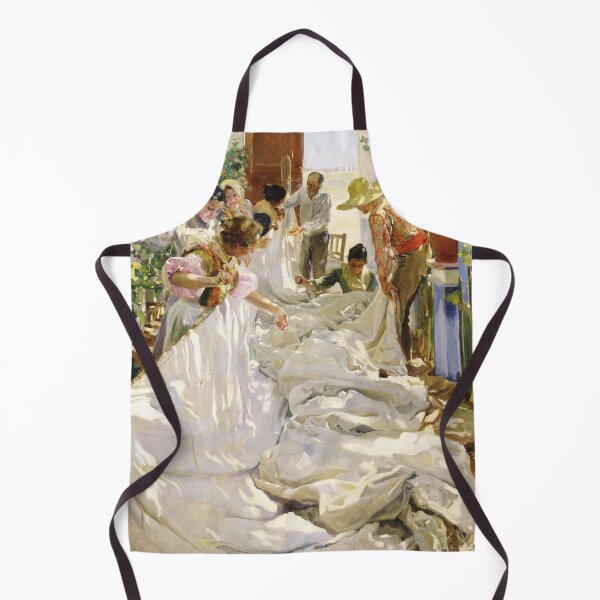 Item preview, Joaquín Sorolla - Sewing the Sail designed and sold by Impressionist Masters.